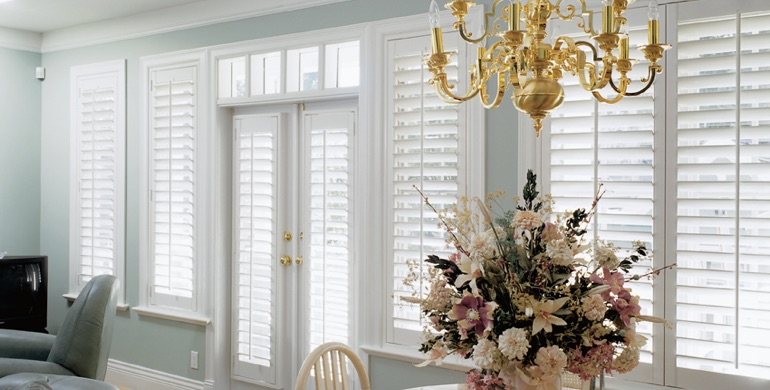 Salt Lake City sunroom polywood shutters